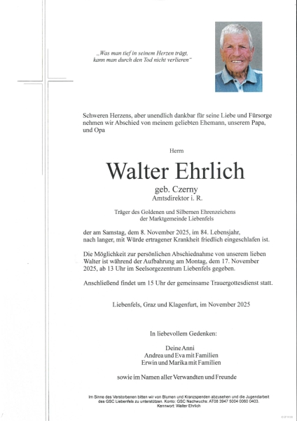 Parte von Walter Ehrlich