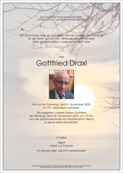 Parte von Gottfried Draxl