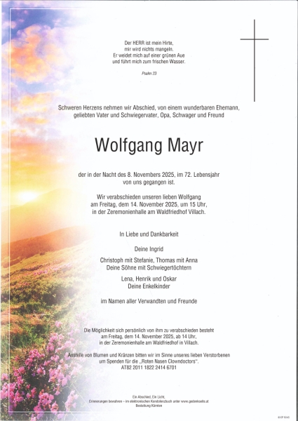 Parte von Wolfgang Mayr