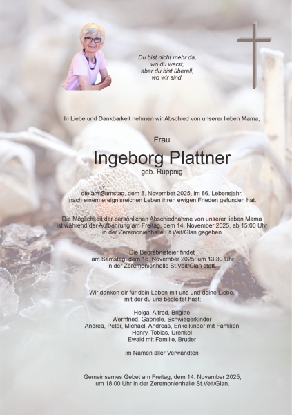 Parte von Ingeborg Plattner