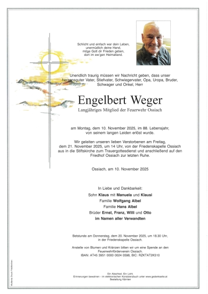 Parte von Engelbert  Weger