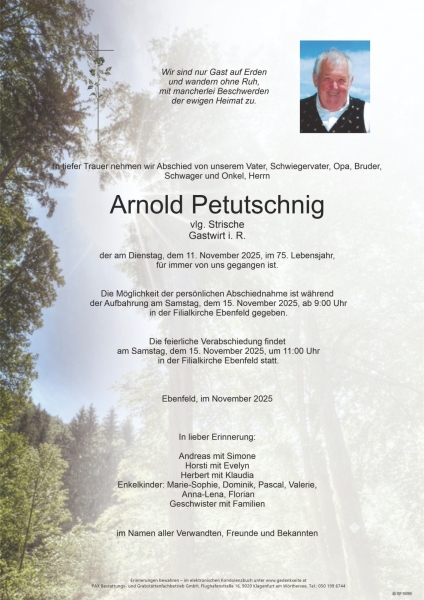 Parte von Arnold Petutschnig