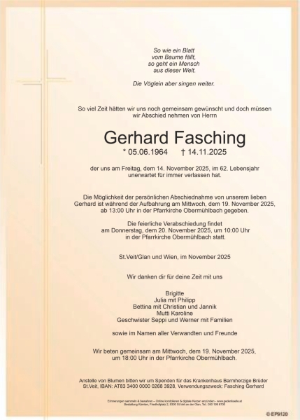 Parte von Gerhard Fasching