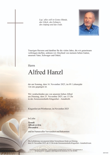 Parte von Alfred Hanzl