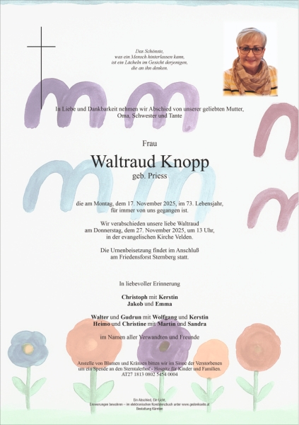 Parte von Waltraud Knopp