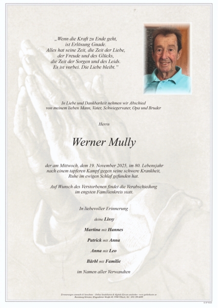 Parte von Werner Mully