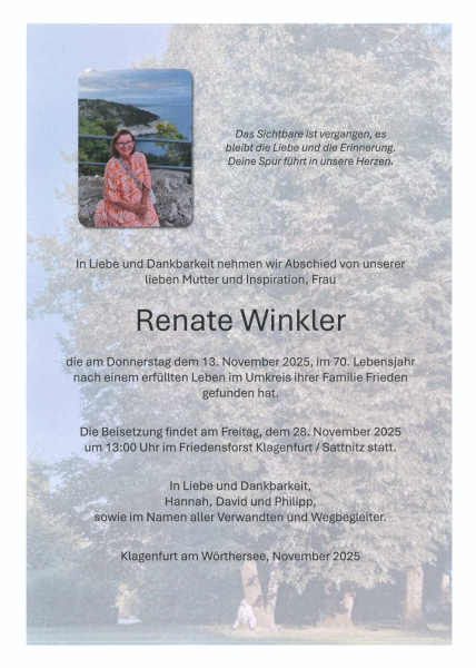 Parte von Renate Winkler