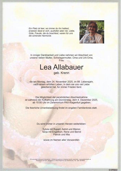 Parte von Lea Allabauer