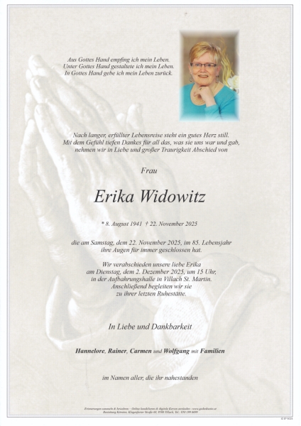 Parte von Erika Widowitz