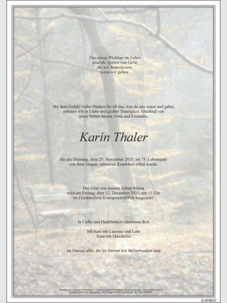 Parte von Karin Thaler