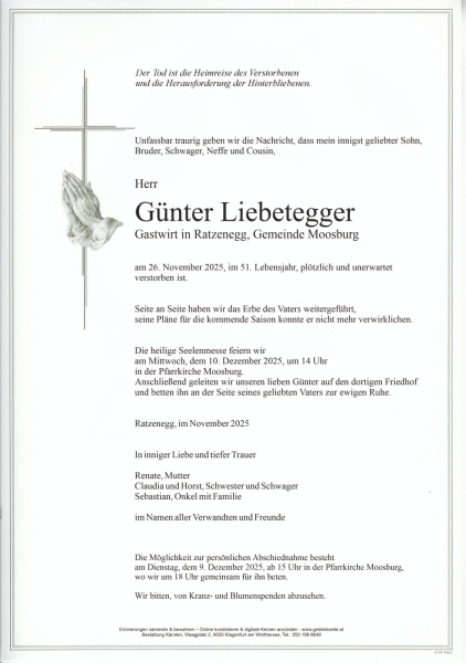 Parte von Günter Liebetegger