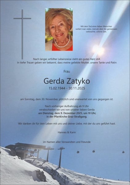 Parte von Gerda Zatyko
