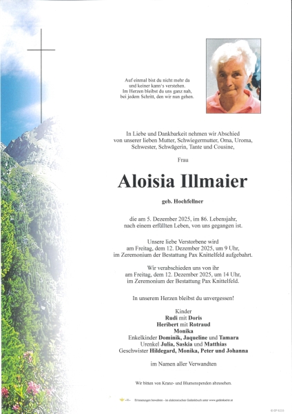 Parte von Aloisia Illmaier