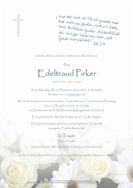 Parte von Edeltraud Gertrud Pirker