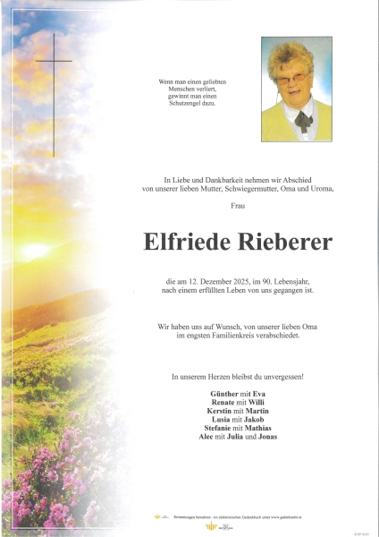 Parte von Elfriede Rieberer