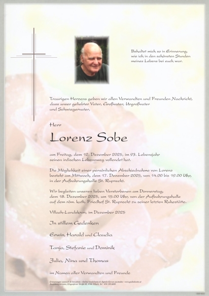 Parte von Lorenz  Sobe