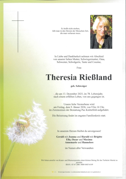 Parte von Theresia Rießland