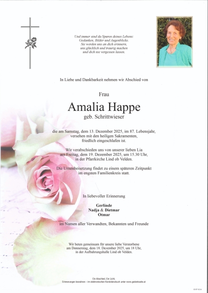 Parte von Amalia Happe