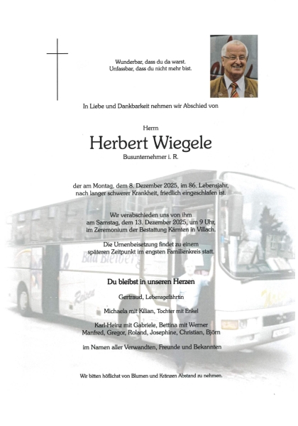 Parte von Herbert Wiegele