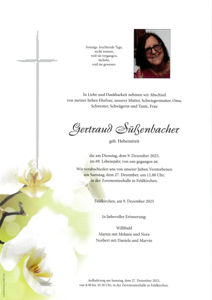 Parte von Gertraud Süßenbacher