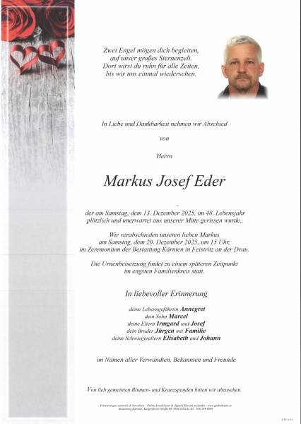 Parte von Markus Josef Eder