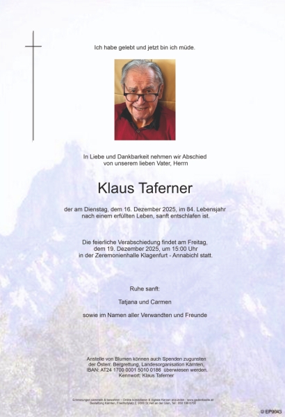 Parte von Klaus Taferner