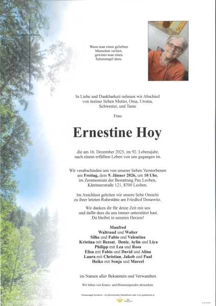 Parte von Ernestine Hoy