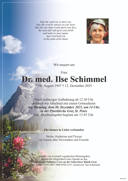 Parte von Ilse Schimmel