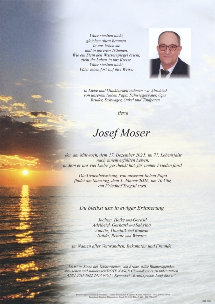Parte von Josef Gottfried Moser