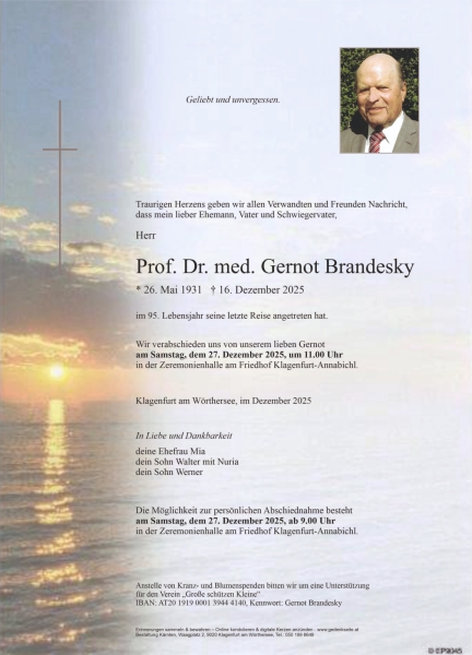 Parte von Gernot Brandesky