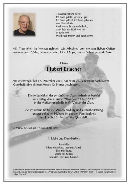 Parte von Hubert  Erlacher