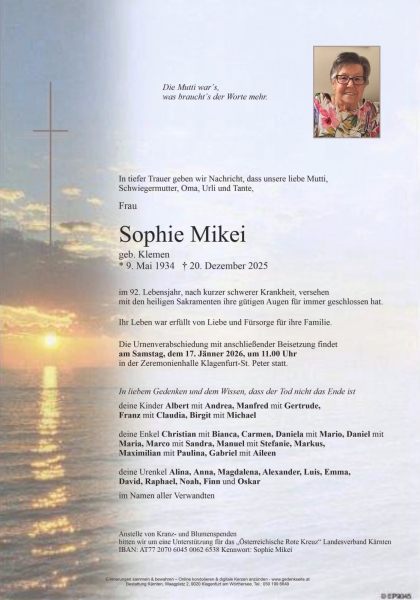 Parte von Sophie Mikei