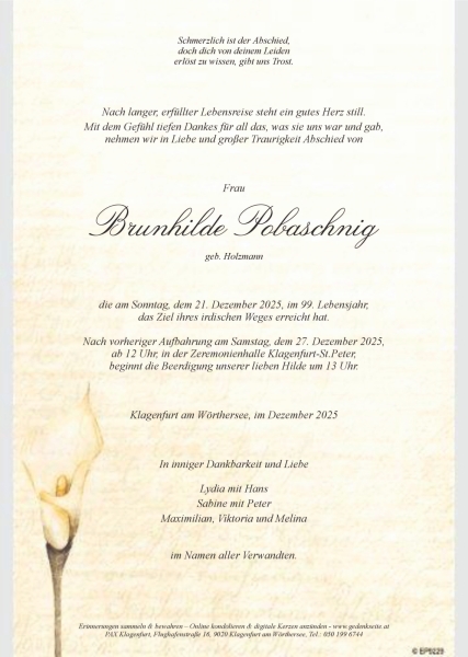 Parte von Brunhilde Pobaschnig