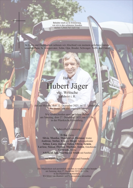 Parte von Hubert Jäger