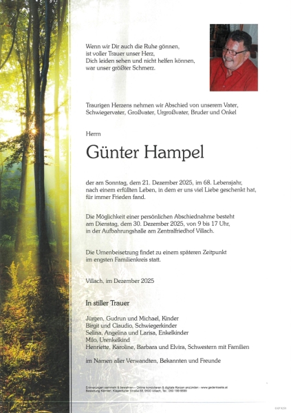 Parte von Günter Hampel