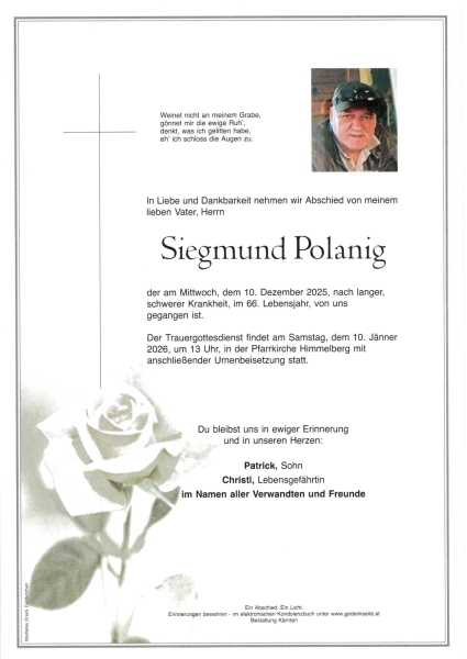 Parte von Siegmund  Polanig