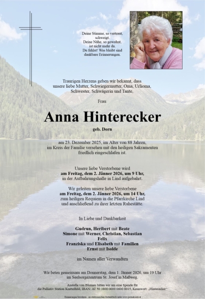 Parte von Anna  Hinterecker