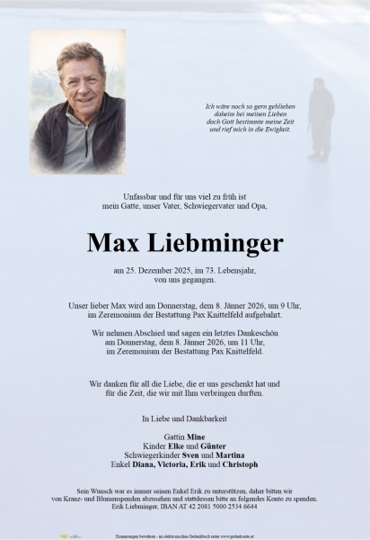 Parte von Max Liebminger