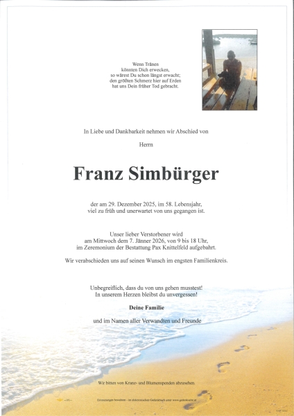 Parte von Franz Simbürger