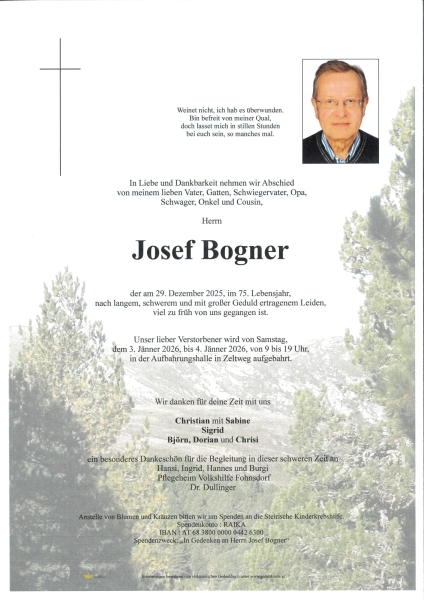 Parte von Josef Bogner