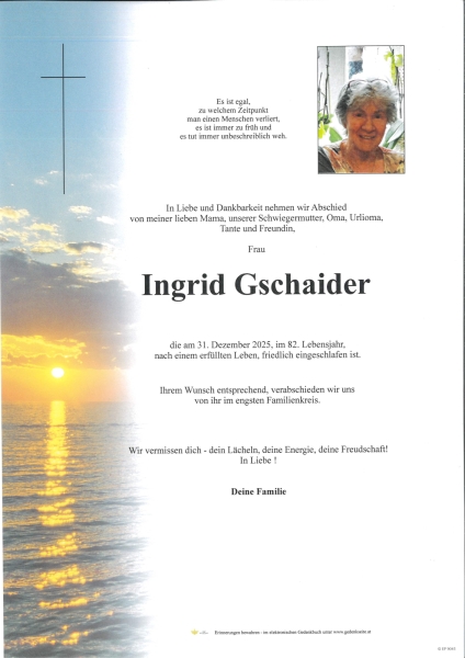 Parte von Ingrid Gschaider