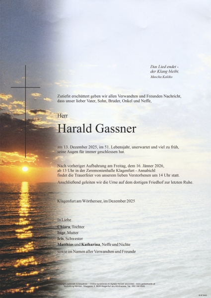 Parte von Harald Gassner