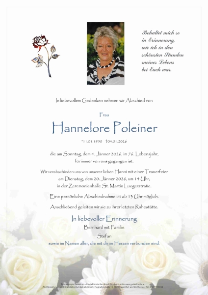 Parte von Hannelore  Poleiner