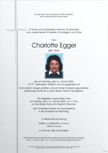 Parte von Charlotte Egger