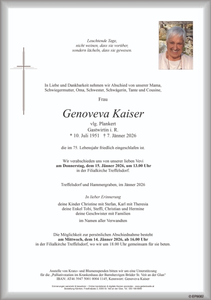 Parte von Genoveva Kaiser