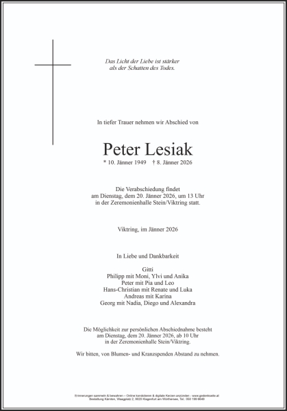 Parte von Peter Lesiak