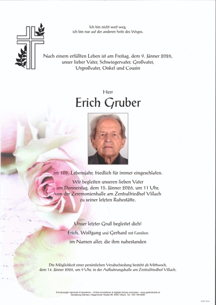 Parte von Erich Gruber