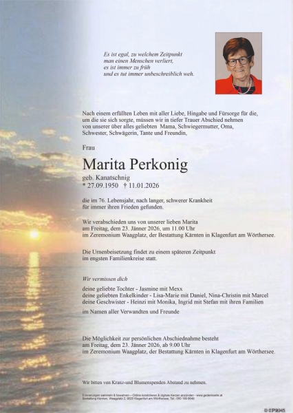 Parte von Marita Perkonig