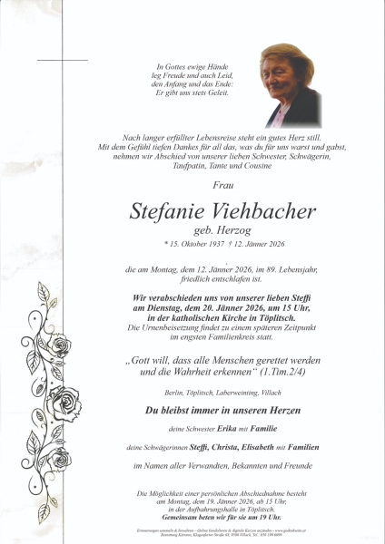 Parte von Viehbacher Stefanie