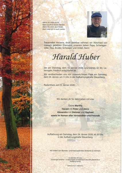 Parte von Harald  Huber